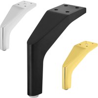 Möbelfüße Möbelbeine Sockelfuß Schrankfuß Sofafüße Füße Schwarz, Gold Oder Chrom Höhe 15cm von PrimaOnline