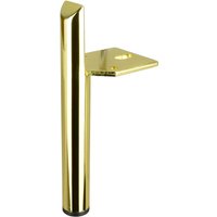 Möbelfüße Möbelbeine Sockelfuß Schrankfuß Sofafüße Metall Füße Gold Höhe 19, 5cm von PrimaOnline