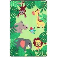 Primaflor-Ideen in Textil Kinderteppich "JUNGLE, Made in Belgium" rechteckig 5 mm Höhe Motiv Dschungel Tiere, Kinderzimmer Primaflor-Ideen in Textil Kinderteppich "JUNGLE, Made in Belgium" rechteckig 5 mm Höhe Motiv Dschungel Tiere, Kinderzimmer von Primaflor-Ideen In Textil