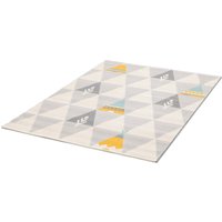 Primaflor-Ideen in Textil Kinderteppich "COCOON - Tippitraum", rechteckig, 6 mm Höhe, Kurzflor, Motiv Dreiecke von Primaflor-Ideen In Textil