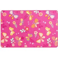 Primaflor-Ideen in Textil Kinderteppich "PAPILLON, Made in Belgium" rechteckig 6,5 mm Höhe Motiv Schmetterlinge, Kinderzimmer von Primaflor-Ideen In Textil