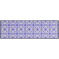 Primaflor-Ideen in Textil Küchenläufer "LISSABON, Made in Belgium" rechteckig 5 mm Höhe Motiv Ornamente, Fliesen Design, rutschhemmend, waschbar, Küche von Primaflor-Ideen In Textil