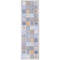 Primaflor-Ideen in Textil Küchenläufer "MOROCCAN TILES, Made in Belgium" rechteckig 6,5 mm Höhe Fliesen Design, Ornamente, 50x150 cm, rutschhemmend, waschbar von Primaflor-Ideen In Textil