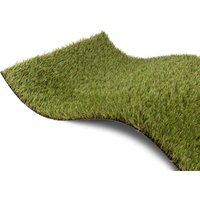 Primaflor-Ideen in Textil Kunstrasen "Kunstrasen KORSIKA", rechteckig, 32 mm Höhe, natürliche Optik, mit Drainagefunktion, für Balkon, Terrasse & Garten von Primaflor-Ideen In Textil