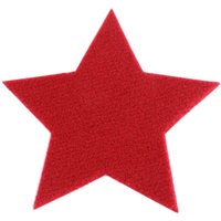 Primaflor-Ideen in Textil Platzset "Stern, Weihnachtsdeko rot", (Set, 6 St.), ideal als Untersetzer oder Tischdeko, Größe 16,5 cm von Primaflor-Ideen In Textil