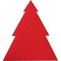 Primaflor-Ideen in Textil Platzset "Tannenbaum, Weihnachtsdeko rot", (Set, 2 St.), auch ideal als Tischdeko oder Untersetzer, Größe 47,5 x 40cm von Primaflor-Ideen In Textil