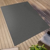 Primaflor-Ideen in Textil Teppich "Outdoorteppich ELDORADO Nero", rechteckig, 4 mm Höhe, Flachgewebe, meliert, In- und Outdoor geeignet, wasserfest von Primaflor-Ideen In Textil