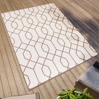 Primaflor-Ideen in Textil Teppich "Outdoorteppich REVERSO - Geo River", rechteckig, 5 mm Höhe, Wendeteppich, modernes Design, In- und Outdoor geeignet, wasserfest von Primaflor-Ideen In Textil