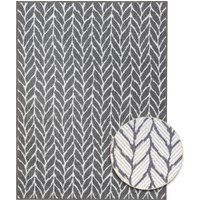 Primaflor-Ideen in Textil Teppich "Outdoorteppich REVERSO - Knitted Joy", rechteckig, 5 mm Höhe, Wendeteppich, Zopfmuster, In- und Outdoor geeignet, wasserfest von Primaflor-Ideen In Textil
