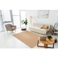 Primaflor-Ideen in Textil Teppich "Teppich LINO, Made in Belgium" rechteckig 10 mm Höhe Wolloptik, grobe Schlinge, meliert, strapazierfähig von Primaflor-Ideen In Textil