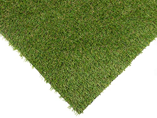 Balkon-Rasen Kunstrasen im Festmaß AMY - 4,00m x 1,50m, 23 mm Höhe, Wasserdurchlässiger Outdoor Bodenbelag, Rasen-Teppich von Primaflor - Ideen in Textil