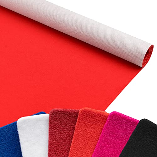 Primaflor Event-Teppich Meterware Salsa - 2,00m x 5,00m, Rot, Rutschfester, Schwer Entflammbarer Empfangsteppich für Messe & Veranstaltungen von Primaflor - Ideen in Textil