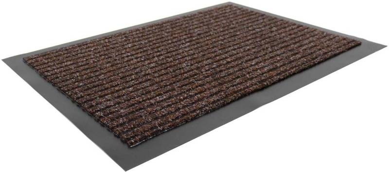 Primaflor-Ideen in Textil Fußmatte OSLO, rechteckig, Höhe: 8 mm, Schmutzfangmatte, gestreift, meliert, rutschhemmend, waschbar von Primaflor-Ideen in Textil