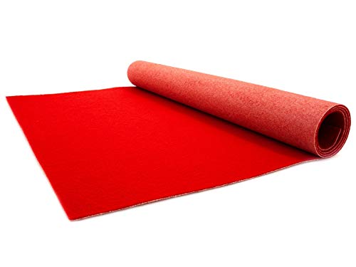 Hochzeits-Läufer Event-Teppich PODIUM - 1,00m x 10,00m, Schwer Entflammbarer Messeboden, Empfangsteppich, Gangläufer von Primaflor - Ideen in Textil