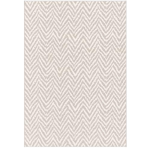 In- und Outdoorteppich Aurora Ecru Flow beige 120 x 170 cm | Wetterfest & UV-beständig | Kurzflor Teppich in Sisal Optik | Wohnzimmer, Terasse & Balkon | Oeko Tex | pflegeleicht & robust In- und Outdoorteppich Aurora Ecru Flow beige 120 x 170 cm | Wetterfest & UV-beständig | Kurzflor Teppich in Sisal Optik | Wohnzimmer, Terasse & Balkon | Oeko Tex | pflegeleicht & robust von Primaflor - Ideen in Textil