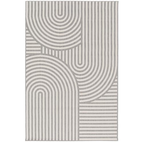 In- und Outdoorteppich Eldorado Arc Symphony grau 200 x 290 cm | moderner Kurzflor Teppich | pflegeleicht | UV-beständig | Oeko Tex | für Wohnzimmer, Balkon, Terrasse | fußbodenheizungsgeeignet In- und Outdoorteppich Eldorado Arc Symphony grau 200 x 290 cm | moderner Kurzflor Teppich | pflegeleicht | UV-beständig | Oeko Tex | für Wohnzimmer, Balkon, Terrasse | fußbodenheizungsgeeignet von Primaflor - Ideen in Textil