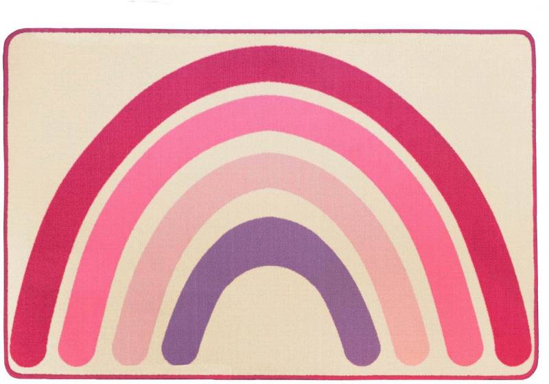 Primaflor-Ideen in Textil Kinderteppich RAINBOW, rechteckig, Höhe: 5 mm, Kurzflor, Motiv Regenbogen, Kinderzimmer von Primaflor-Ideen in Textil