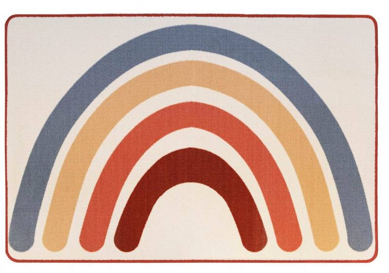Primaflor-Ideen in Textil Kinderteppich RAINBOW, rechteckig, Höhe: 5 mm, Kurzflor, Motiv Regenbogen, Kinderzimmer von Primaflor-Ideen in Textil