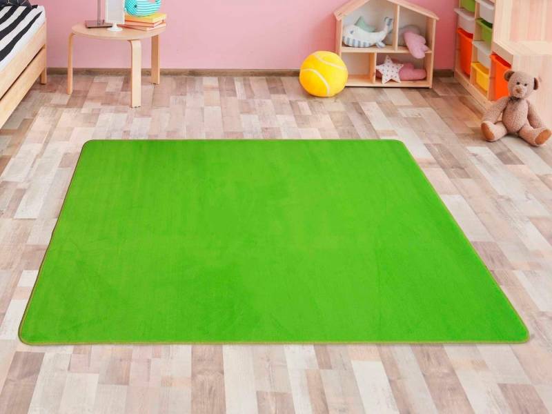 Primaflor-Ideen in Textil Kinderteppich SITZKREIS, rechteckig, Höhe: 5 mm, Spielteppich, ideal im Kinderzimmer von Primaflor-Ideen in Textil