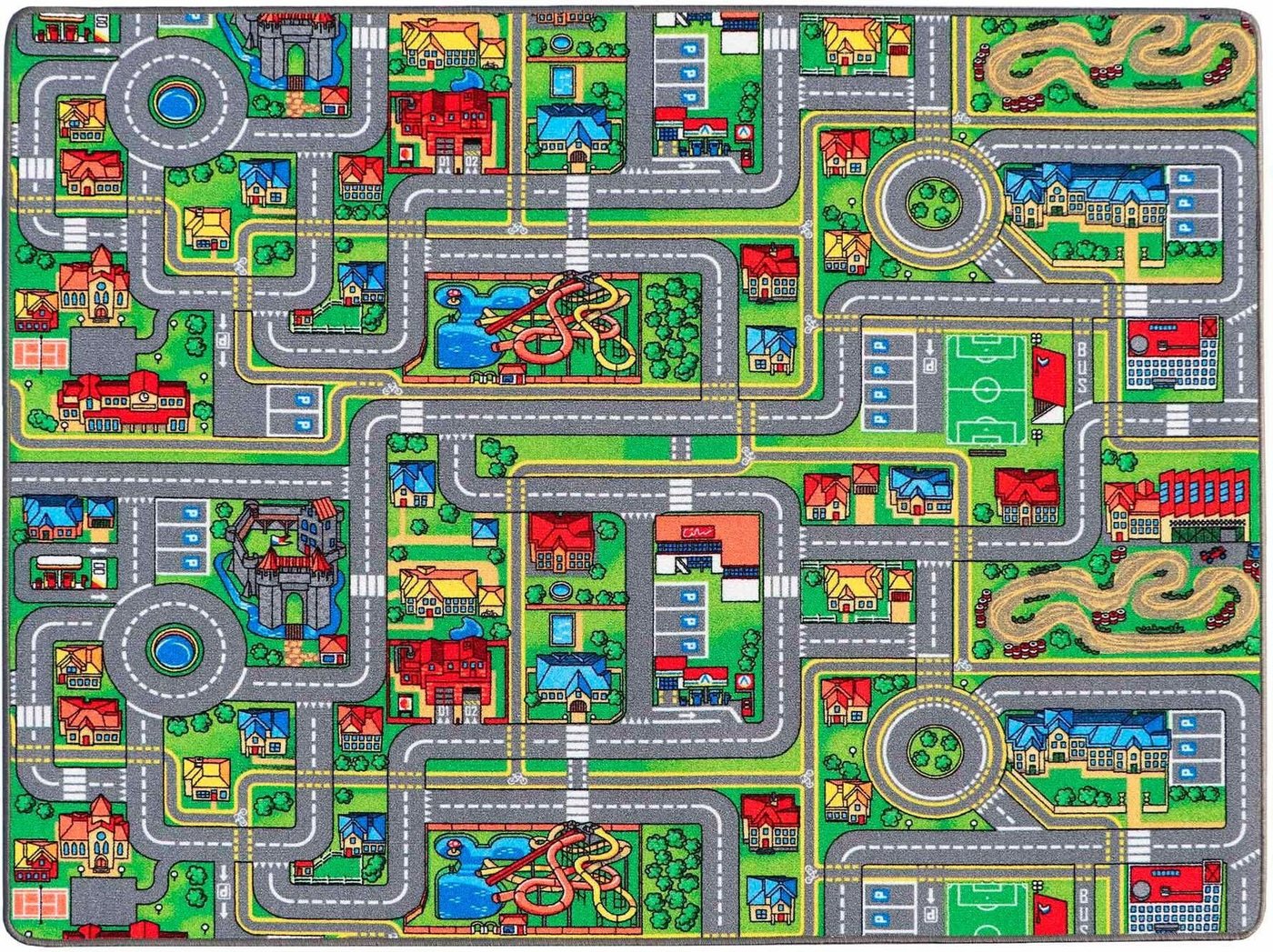 Primaflor-Ideen in Textil Kinderteppich STREETS, Made in Belgium, rechteckig, Höhe: 5 mm, Straßen-Spiel-Teppich, Straßenbreite ca. 9 cm, Kinderzimmer Primaflor-Ideen in Textil Kinderteppich STREETS, Made in Belgium, rechteckig, Höhe: 5 mm, Straßen-Spiel-Teppich, Straßenbreite ca. 9 cm, Kinderzimmer von Primaflor-Ideen in Textil