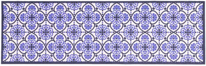 Primaflor-Ideen in Textil Küchenläufer LISSABON, Made in Belgium, rechteckig, Höhe: 5 mm, Motiv Ornamente, Fliesen Design, rutschhemmend, waschbar, Küche von Primaflor-Ideen in Textil