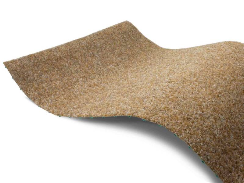 Primaflor-Ideen in Textil Kunstrasen GREEN, Made in Netherlands, rechteckig, Höhe: 7,5 mm, Rasenteppich, beige, mit Noppen von Primaflor-Ideen in Textil