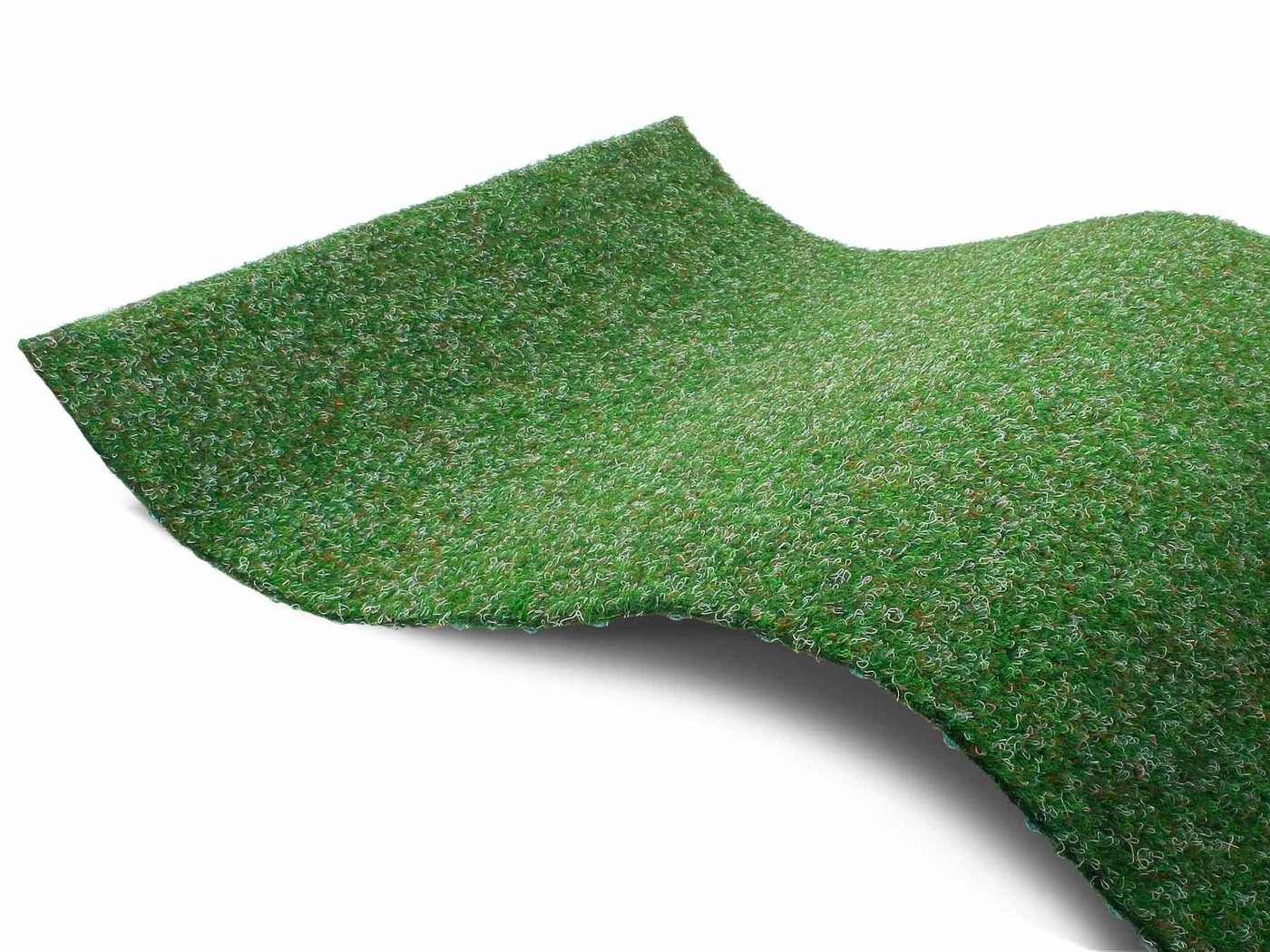 Kunstrasen GREEN, Primaflor-Ideen in Textil, rechteckig, Höhe: 7,5 mm, Rasenteppich, blau, mit Noppen von Primaflor-Ideen in Textil