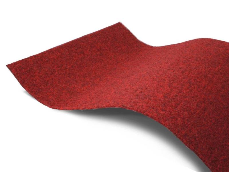 Primaflor-Ideen in Textil Kunstrasen GREEN, Made in Netherlands, rechteckig, Höhe: 7,5 mm, Rasenteppich, rot, mit Noppen, witterungsbeständig & wasserfest von Primaflor-Ideen in Textil
