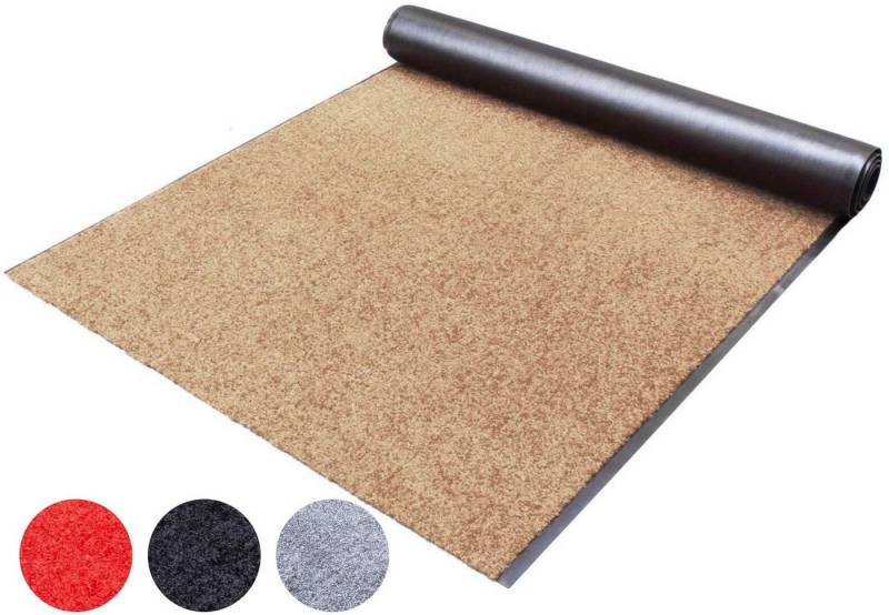 Primaflor-Ideen in Textil Läufer Schmutzfangläufer CLEAN, Made in Belgium, rechteckig, Höhe: 9 mm, Schmutzfangmatte, Uni Farben, strapazierfähig, rutschhemmend, waschbar von Primaflor-Ideen in Textil