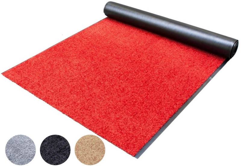 Primaflor-Ideen in Textil Läufer Schmutzfangläufer CLEAN, Made in Belgium, rechteckig, Höhe: 9 mm, Schmutzfangmatte, Uni Farben, strapazierfähig, rutschhemmend, waschbar von Primaflor-Ideen in Textil