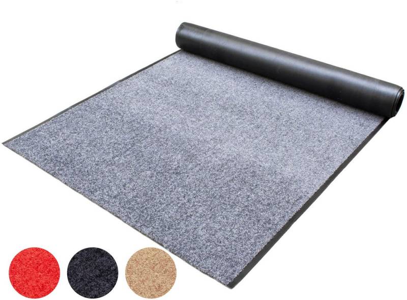 Primaflor-Ideen in Textil Läufer Schmutzfangläufer CLEAN, Made in Belgium, rechteckig, Höhe: 9 mm, Schmutzfangmatte, Uni Farben, strapazierfähig, rutschhemmend, waschbar von Primaflor-Ideen in Textil