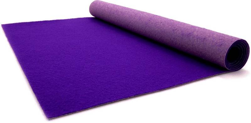 Primaflor-Ideen in Textil Läufer PODIUM, Made in Belgium, rechteckig, Höhe: 2,6 mm, Breite 100 cm, robuster Nadelfilz, Uni-Farben von Primaflor-Ideen in Textil