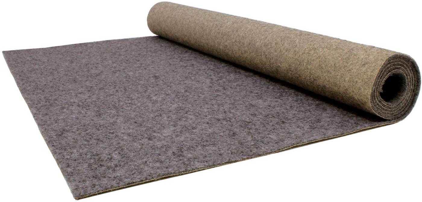 Primaflor-Ideen in Textil Läufer PODIUM, Made in Belgium, rechteckig, Höhe: 2,6 mm, Breite 100 cm, robuster Nadelfilz, Uni-Farben von Primaflor-Ideen in Textil
