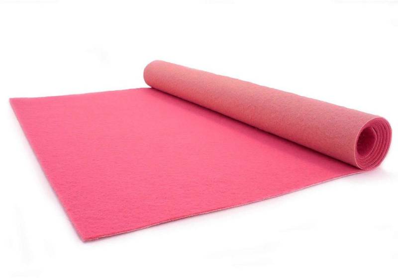 Primaflor-Ideen in Textil Läufer PODIUM, Made in Belgium, rechteckig, Höhe: 2,6 mm, Breite 100 cm, robuster Nadelfilz, Uni-Farben von Primaflor-Ideen in Textil