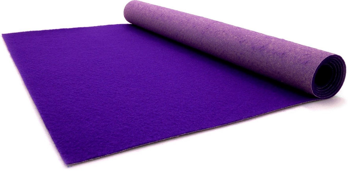 Primaflor-Ideen in Textil Läufer PODIUM, Made in Belgium, rechteckig, Höhe: 2,6 mm, Breite 100 cm, robuster Nadelfilz, Uni-Farben von Primaflor-Ideen in Textil