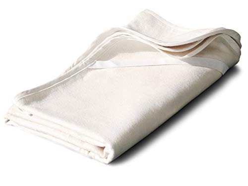 Molton-Matratzenauflage - 180 x 200 cm, Naturfarbe, 100% Baumwolle Matratzenbezug mit Übereckgummis, Antiallergischer Matratzenschutz, Atmungsaktiv, Öko-Tex Standard 100 von Primaflor - Ideen in Textil