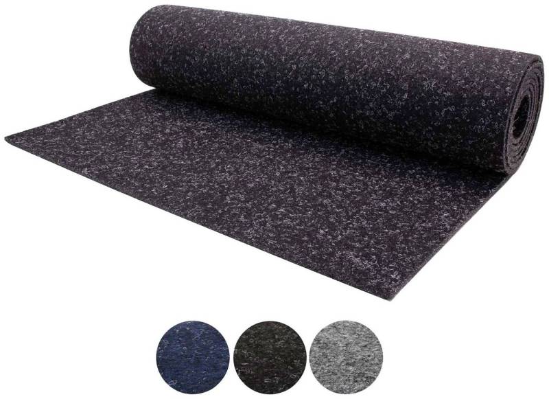 Primaflor-Ideen in Textil Nadelvliesteppich TURBO, Made in Belgium, rechteckig, Höhe: 5 mm, robust und strapazierfähig, fußbodenheizungsgeeignet, Kurzflor Teppich von Primaflor-Ideen in Textil