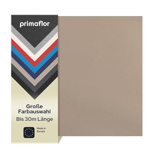 Primaflor PVC Bodenbelag Meterware - EXPOTOP, 2,00m x 1,50m, Uni Grau-Beige, Messeboden, Vinyl-Boden für Küche, Wohn- und Badezimmer, Auslegware, Anti-Rutsch, Nicht Reflektierende Oberfläche von Primaflor - Ideen in Textil