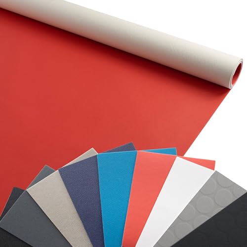 Primaflor PVC Bodenbelag Meterware - EXPOTOP, 2,00m x 2,00m, Rot, Messeboden, Vinyl-Boden für Küche, Wohn- und Badezimmer, Hochwertige Auslegware, Anti-Rutsch, Nicht Reflektierende Oberfläche von Primaflor - Ideen in Textil