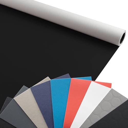 Primaflor PVC Bodenbelag Meterware - EXPOTOP, 2,00m x 2,00m, Schwarz, Messeboden, Vinyl-Boden für Küche, Wohn- und Badezimmer, Hochwertige Auslegware, Anti-Rutsch, Nicht Reflektierende Oberfläche von Primaflor - Ideen in Textil