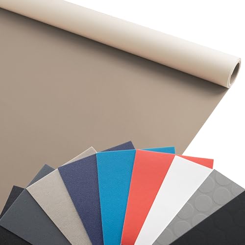 Primaflor PVC Bodenbelag Meterware - EXPOTOP, 2,00m x 1,00m, Grau-Beige, Messeboden, Vinyl-Boden für Küche, Wohn- und Badezimmer, Hochwertige Auslegware, Anti-Rutsch, Nicht Reflektierende Oberfläche von Primaflor - Ideen in Textil