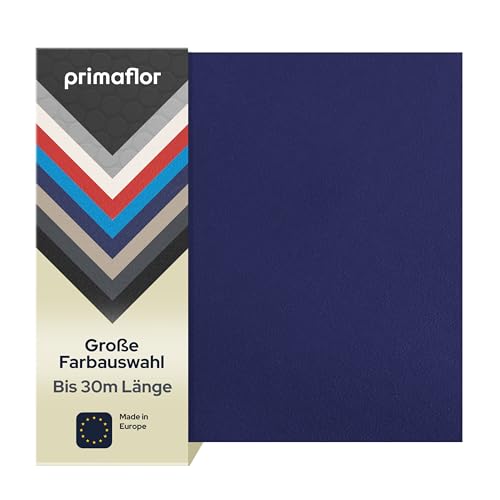 Primaflor PVC Bodenbelag Meterware - EXPOTOP, Uni Blau, Messeboden, Vinyl-Boden für Küche, Wohn- und Badezimmer, Auslegware, Anti-Rutsch, Nicht Reflektierende Oberfläche, MUSTERSTÜCK von Primaflor - Ideen in Textil