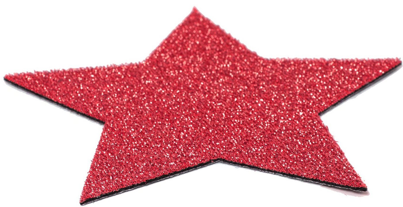 Primaflor-Ideen in Textil Platzset Stern, Weihnachtsdeko rot, (Set, 4-St), auch ideal als Untersetzer oder Dekoration, Größe 29,5 cm von Primaflor-Ideen in Textil
