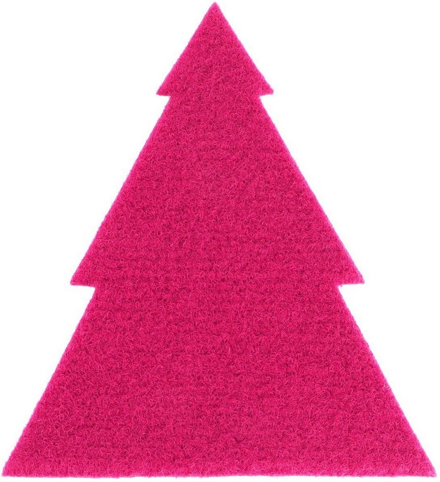 Platzset, Tannenbaum, Weihnachtsdeko, Primaflor-Ideen in Textil, (Set, 4-St), ideal als Besteckunterlage, Tischdeko oder Untersetzer von Primaflor-Ideen in Textil