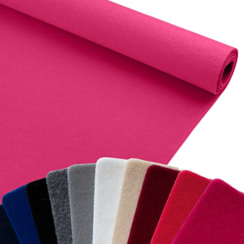 Primaflor Event-Teppich Meterware RevExpo - Pink - 1,00m x 1,50m, Viele Farben, Schwer Entflammbarer Hochzeits-Läufer, B1 Messeteppich, Gangläufer von Primaflor - Ideen in Textil