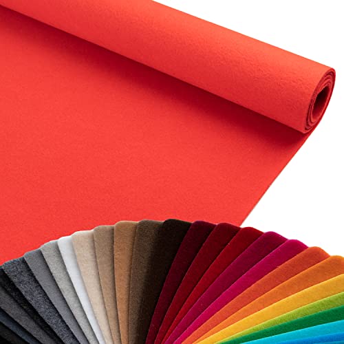 Primaflor Event-Teppich Meterware RevExpo - Rot, Viele Farben, Schwer Entflammbarer Hochzeits-Läufer, B1 Messeteppich, Gangläufer, MUSTERSTÜCK von Primaflor - Ideen in Textil