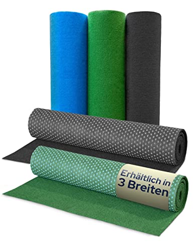 Primaflor Premium Rasenteppich - PARK, Grün, 2,00m x 4,50m| Viele Größen | Wasserdurchlässiger Vliesrasen mit Noppen | Robuster Outdoor Bodenbelag als Meterware für Balkon und Terrasse von Primaflor - Ideen in Textil