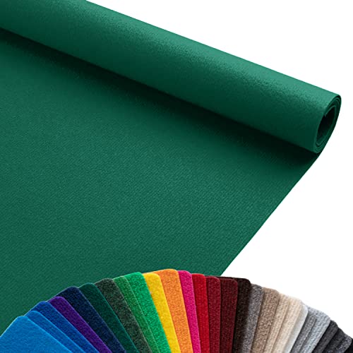 Primaflor Event-Teppich Meterware Dublin - Petrol, 1,00m x 1,00m, Viele Farben, Schwer Entflammbarer Hochzeits-Läufer, B1 Messeteppich, Gangläufer von Primaflor - Ideen in Textil