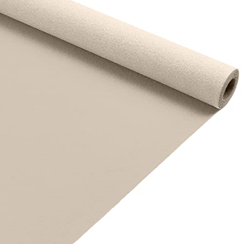 Primaflor Event-Teppich Meterware Podium - Creme-Weiß, 1,00m x 7,00m, Viele Farben, Rutschfester Gangläufer, Schwer Entflammbarer Hochzeits-Läufer, B1 Messeteppich von Primaflor - Ideen in Textil