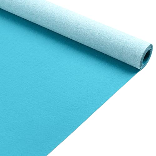 Primaflor Event-Teppich Meterware Podium - Hellblau Himmel-Blau, 1,00m x 30,00m, Viele Farben, Rutschfester Gangläufer, Schwer Entflammbarer Hochzeits-Läufer, B1 Messeteppich von Primaflor - Ideen in Textil